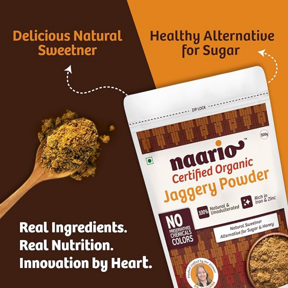 Naario Organic Jaggery Powder | Grocsy