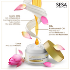 Sesa Ayurvedic Kumkumadi Padma Night Cream | Grocsy