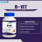 Healthvit Nutrition Natural B-Vit Tablets | Grocsy
