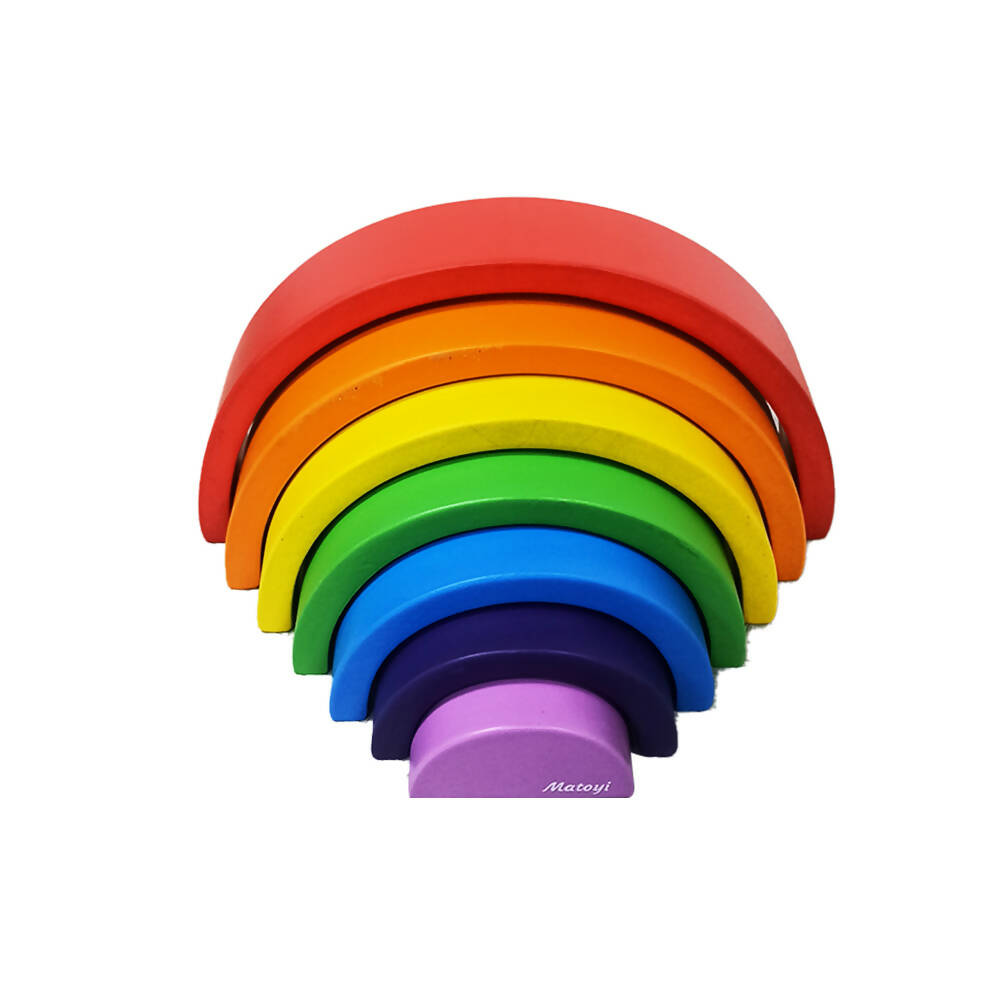 Matoyi Balancing Animals & Rainbow Stacker Combo | Grocsy
