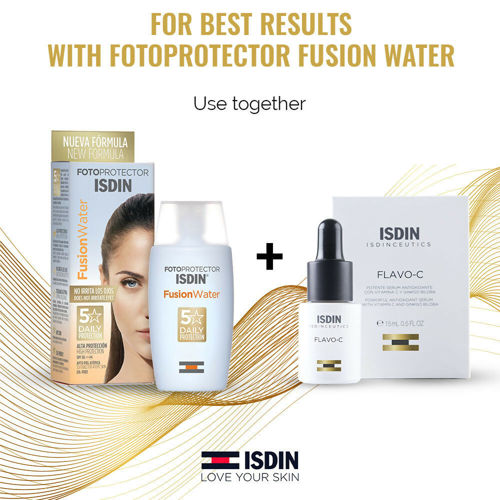 ISDIN Fotoprotector Fusion Water Sunscreen SPF 50 UVB/UVA | Grocsy