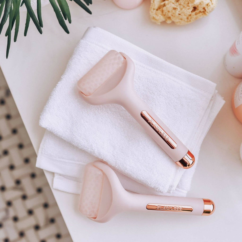 Favon Ice Roller Face Massager Tool with Cool Gel Beads for Cold Massage | Grocsy