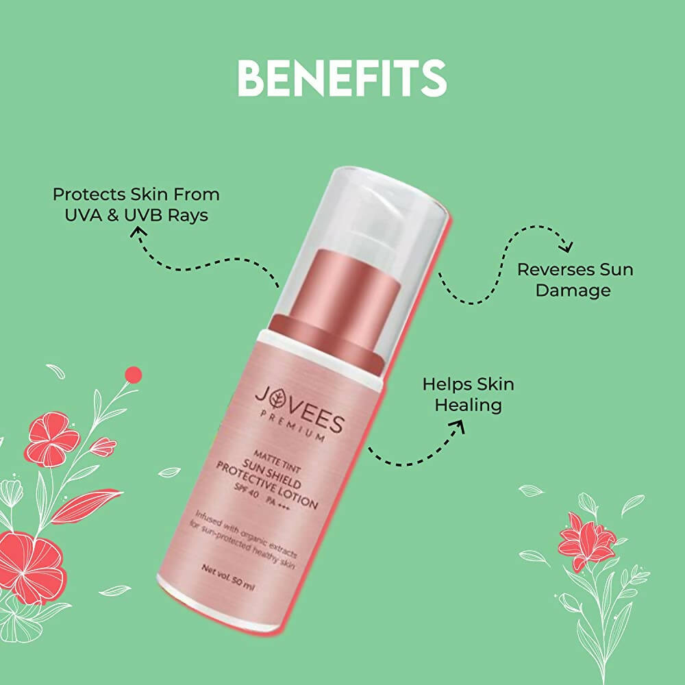 Jovees Premium Sun Shield Protective Lotion SPF 40 | Grocsy
