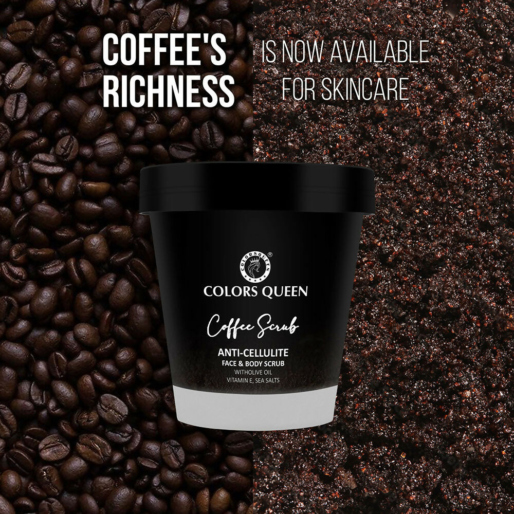 Colors Queen Anti-Cellulite Coffee Face & Body Scrub | Grocsy