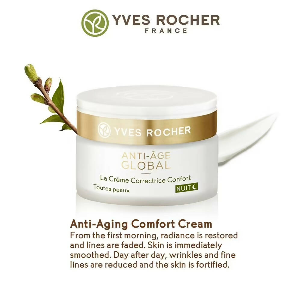 Yves Rocher Anti-Ageing Comfort Night Cream | Grocsy