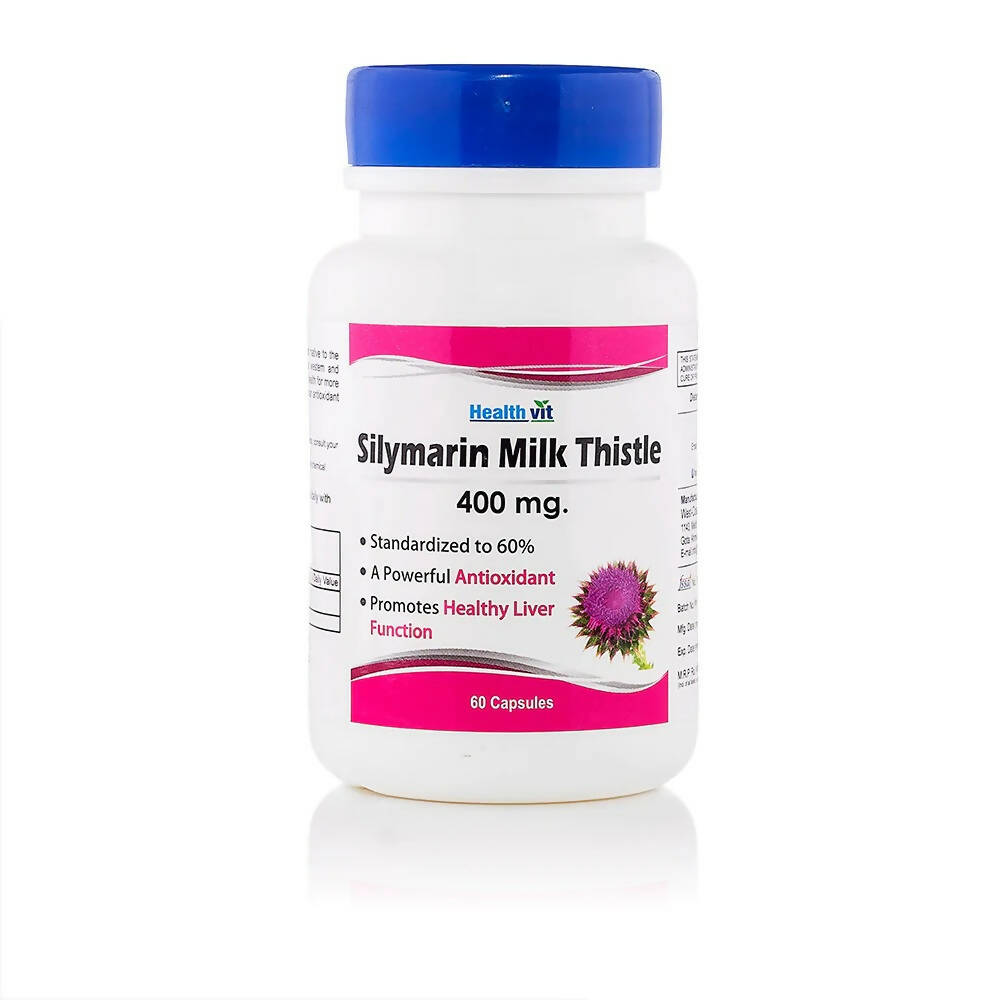 Healthvit Silymarin Milk Thistle Capsules | Grocsy