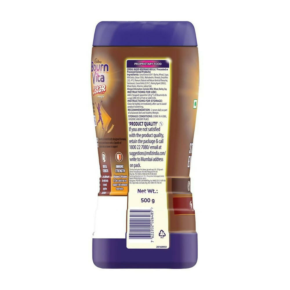 Cadbury Bournvita 5-Star Magic Health Drink | Grocsy