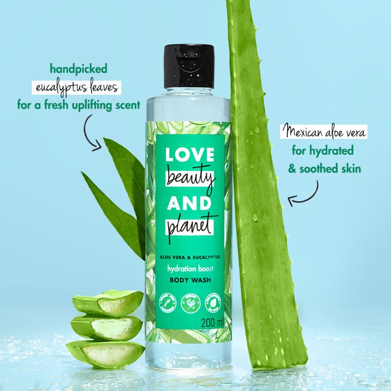 Love Beauty And Planet Aloe Vera & Eucalyptus Refreshing Body Wash | Grocsy
