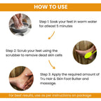 Tru Hair & Skin Foot Butter For Cracked Heels | Grocsy