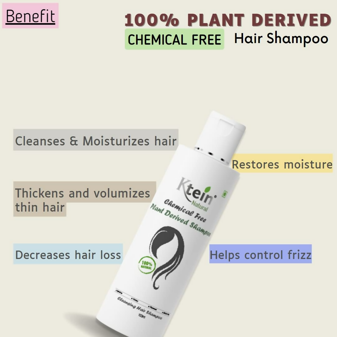 Ktein Natural Chemical Free Plant Derived Shampoo & Conditioner Combo | Grocsy