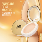 Lakme Vitamin C Superglow Skin Perfecting Compact with 1 % Vit C - Nude | Grocsy