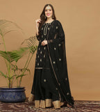 Joban Fashion Black Georgette Lehenga Set | Grocsy