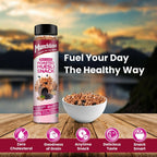 Munchilicious Muesli – Fruit & Nut Roasted Rolled Oats, Raisins, Almonds, Cashews & Peanut Butter | Grocsy