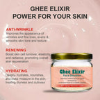 Beauty Secrets Ghee Elixir Ayurvedic Night Cream for Face infused with Collagen | Repair, Restore and Revive Naturally | Anti Aging Moisturizer | Grocsy