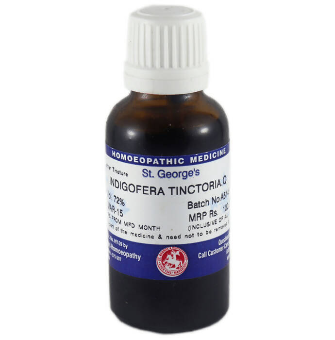 St. George's Homeopathy Indigofera Tinctoria Mother Tincture Q | Grocsy