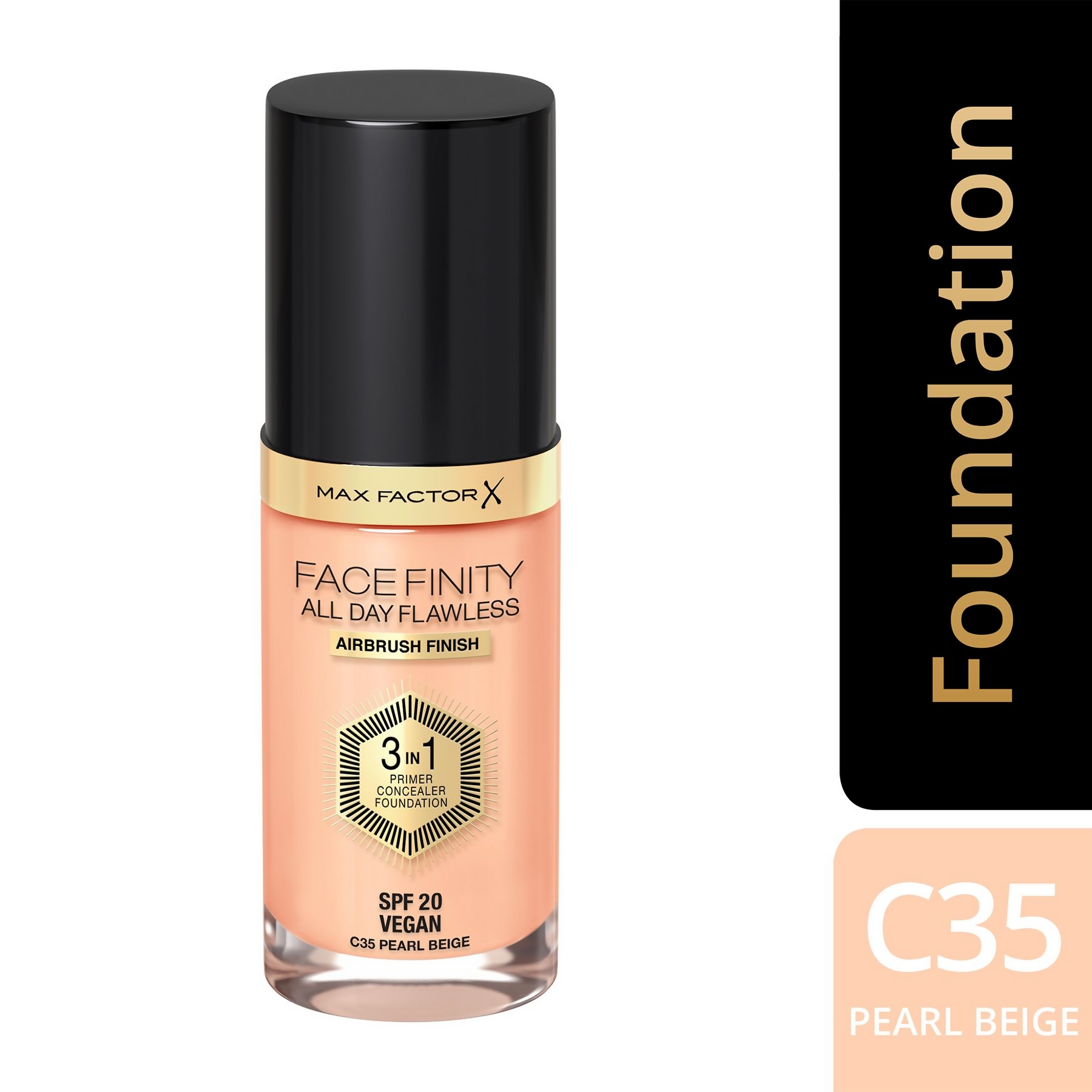 Max Factor Face Finity All Day Flawless 3 In 1 Foundation - Pearl Beige | Grocsy