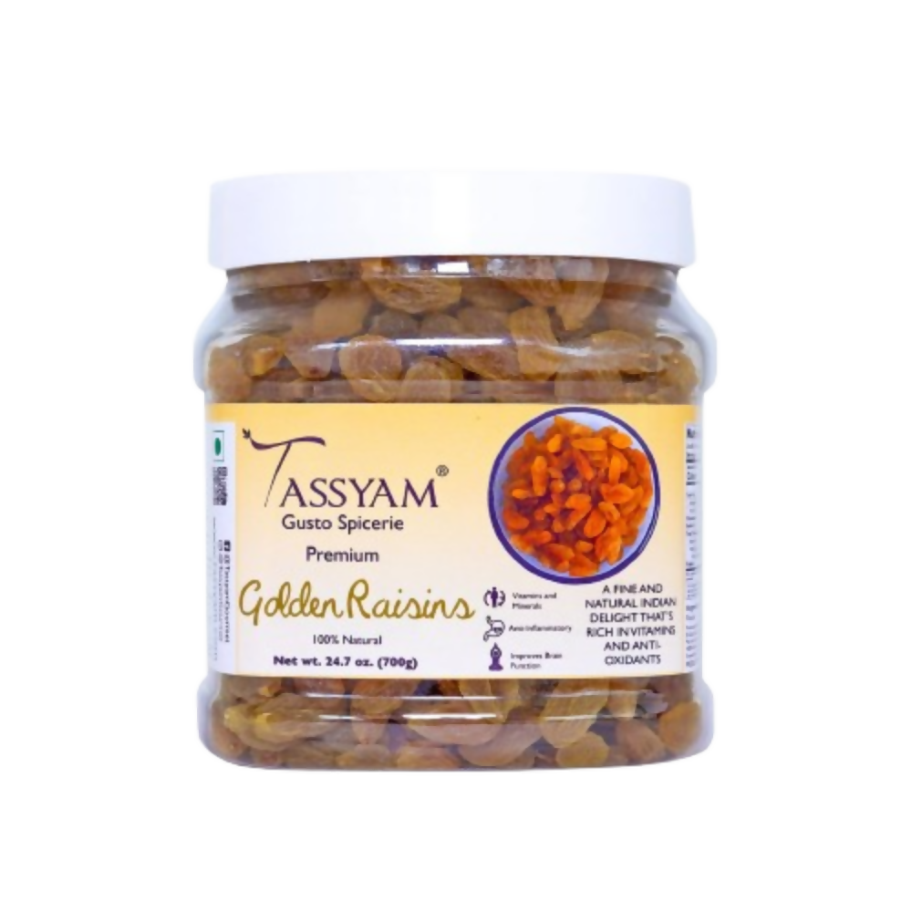Tassyam Organics Golden Raisins | Grocsy