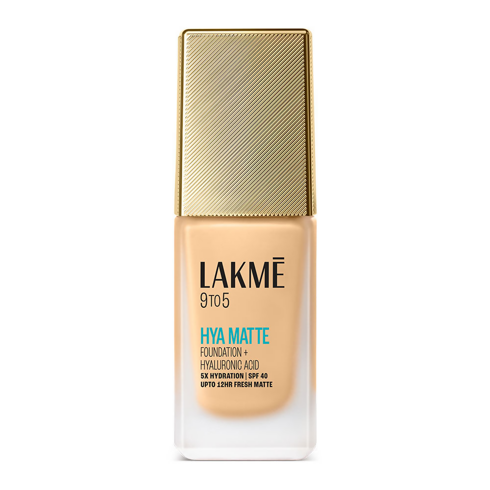 Lakme 9to5 Hya Matte Foundation + Hyaluronic Acid - Warm Creme | Grocsy