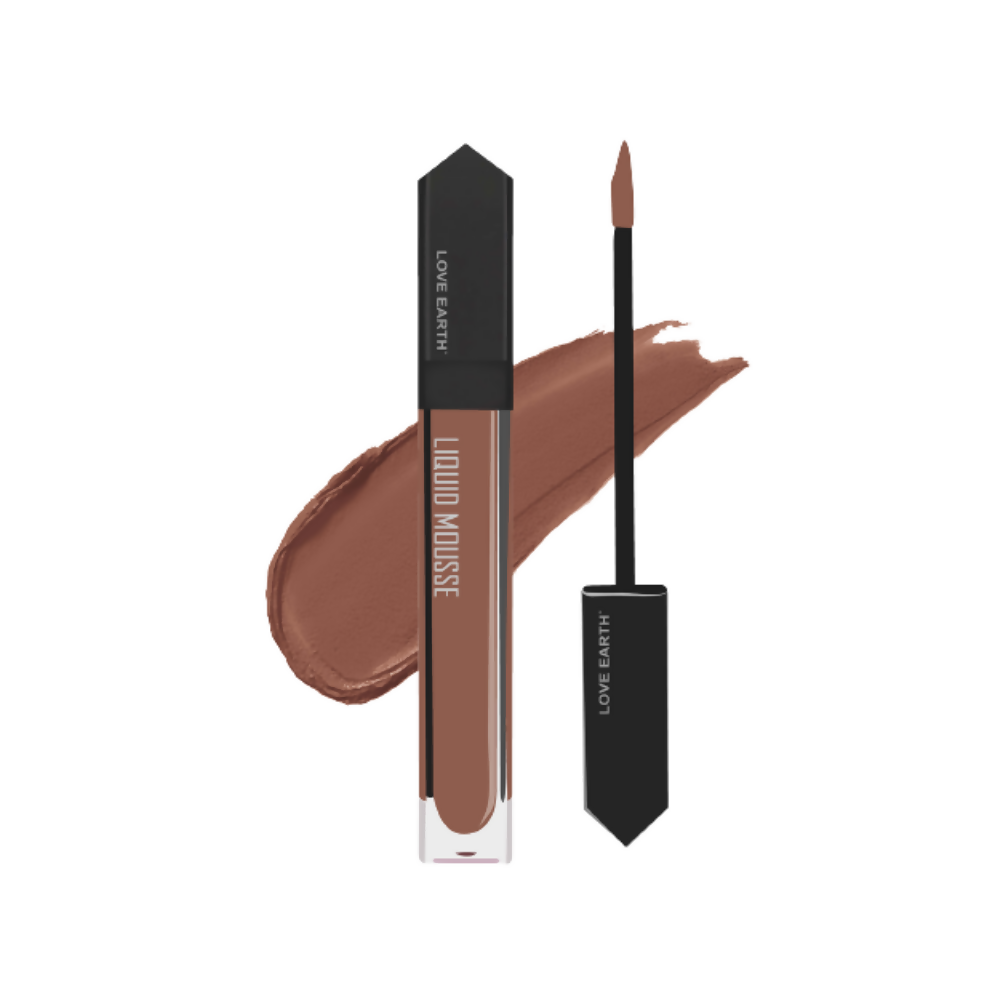 Love Earth Liquid Mousse Lipstick - Holiday Coffee | Grocsy