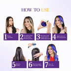 Cosglam Semi Permanent Hair Color for Women & Men (#61 Purple Blue) | Grocsy