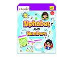 Braintastic Educational Game: Alphabet & Numbers(3-6 yrs)/Write & Wipe Activity Sheets/Kids Toys/34 pcs Free Puzzle | Grocsy