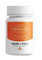 Charakayu Haldi + Tulsi Tablets | Grocsy