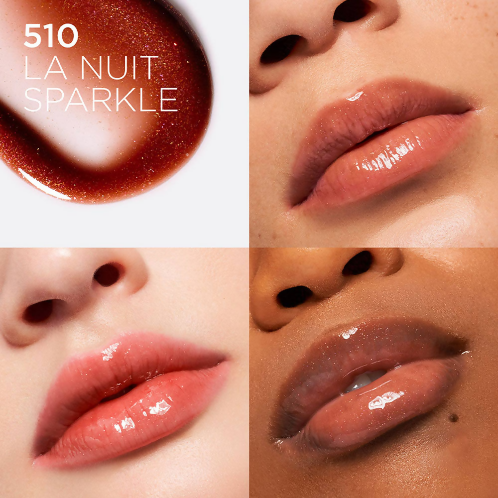 L'Oreal Paris Plump Ambition Hyaluron Lip Oil - 510 La Nuit Sparkle | Grocsy