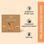 The Man Company Relaxing Oud Soap - Agarwood & Apricot | Grocsy