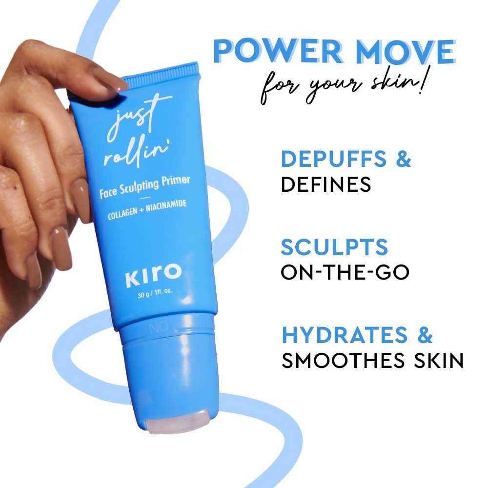Kiro Just Rollin Face Sculpting Primer Collagen +Niacinamide | Grocsy