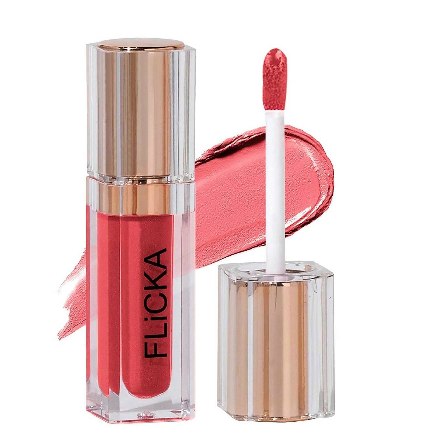 FLiCKA R U Ready Matte Finish liquid Lipstick Shade 03 Bare Love | Grocsy