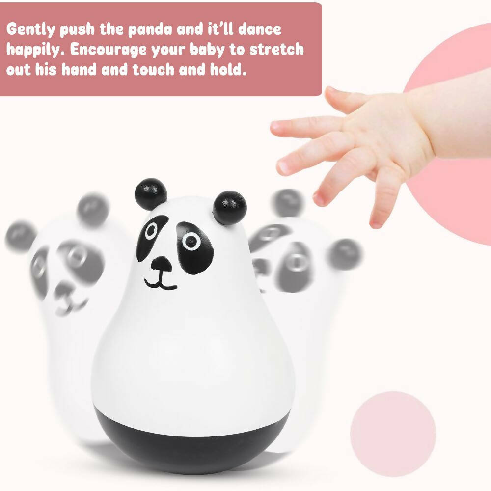 Matoyi Roly Poly Toys For Kids ? Wobbly Panda | Grocsy