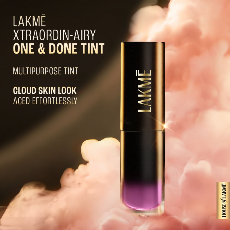 Lakme Xtraordin-Airy One-And-Done Lip, Eye & Cheek Tint - Lavender Mist | Grocsy