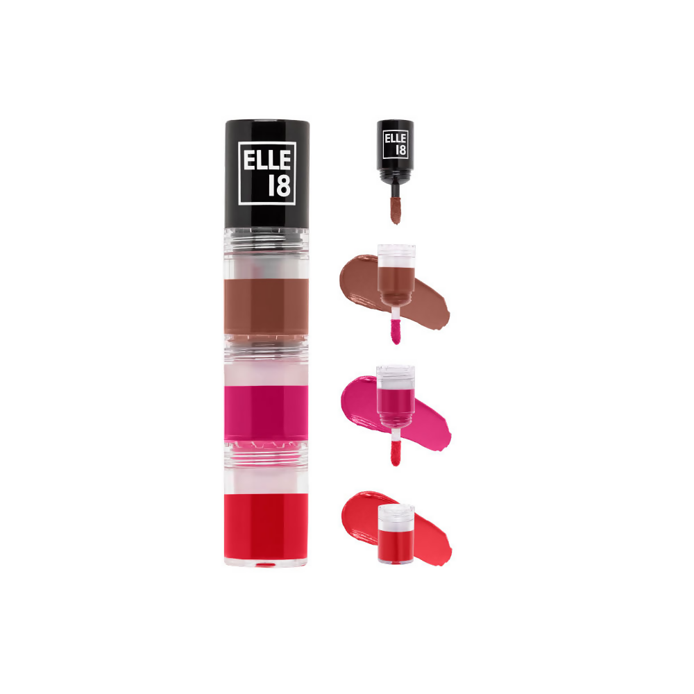 Elle 18 Lit Lip Stack Liquid Lipstick - Road Trip | Grocsy
