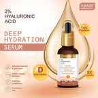 Vaadi Herbals Deep Hydration Serum With 2% Hyaluronic Acid & Oats Protein | Grocsy