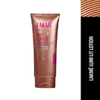 Lakme Lumi Lit Lotion Body Highlighter & Strobe Cream - Bronze | Grocsy