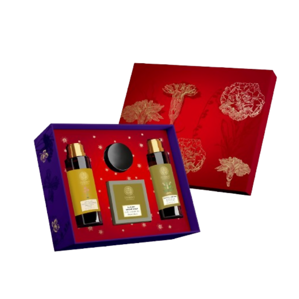 Forest Essentials Heritage Skin Renewal Ritual Gift Box | Grocsy