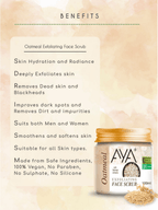 AYA Oatmeal Exfoliating Face Scrub | Grocsy