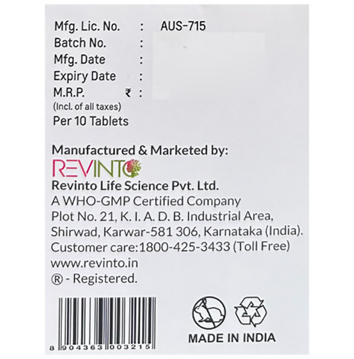 Revinto Dia-P Tablets | Grocsy
