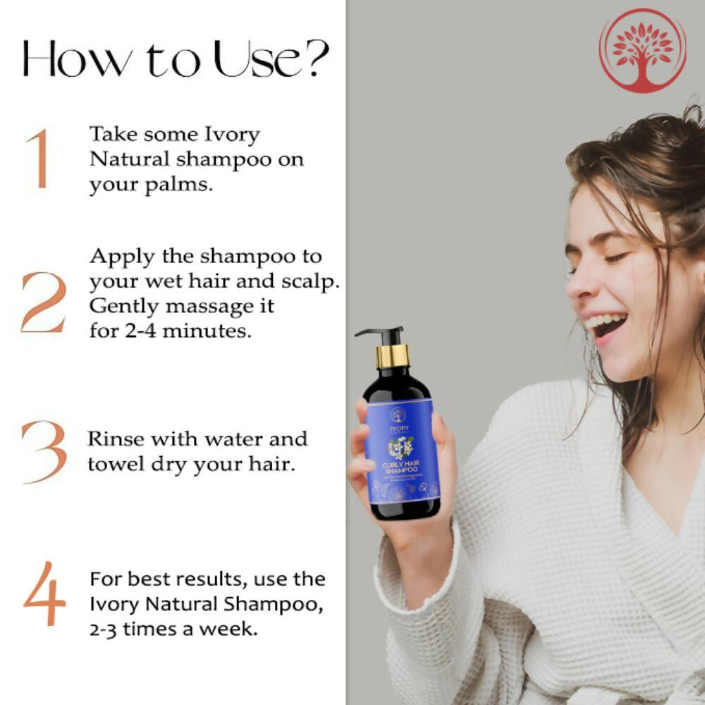 Ivory Natural Curly Hair Shampoo For Smooth, Well-Defined Curls | Grocsy