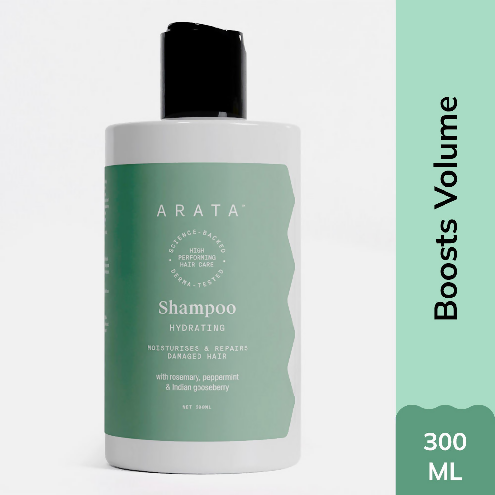 Arata SLS & Paraben Free Hydrating Shampoo With Ginkgo, Ginger & Indian Gooseberry | Grocsy