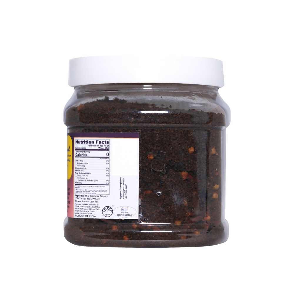 Tassyam Organics Strong Assam Clove Tea - Jar | Grocsy