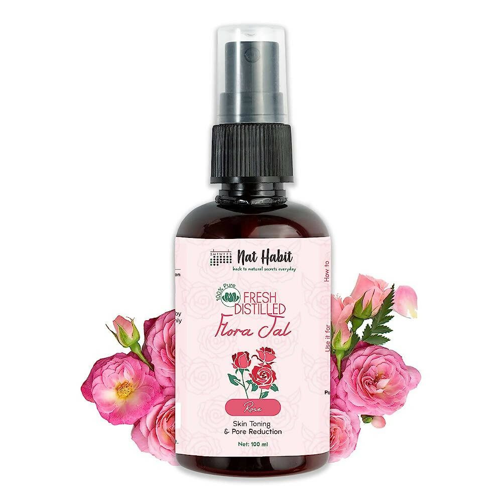 Nat Habit Fresh Distilled Rose Flora Jal | Grocsy
