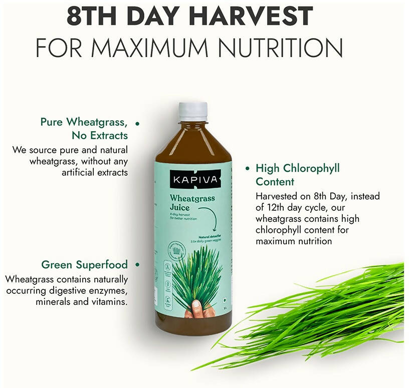 Kapiva Ayurveda Wheat Grass Juice | Grocsy