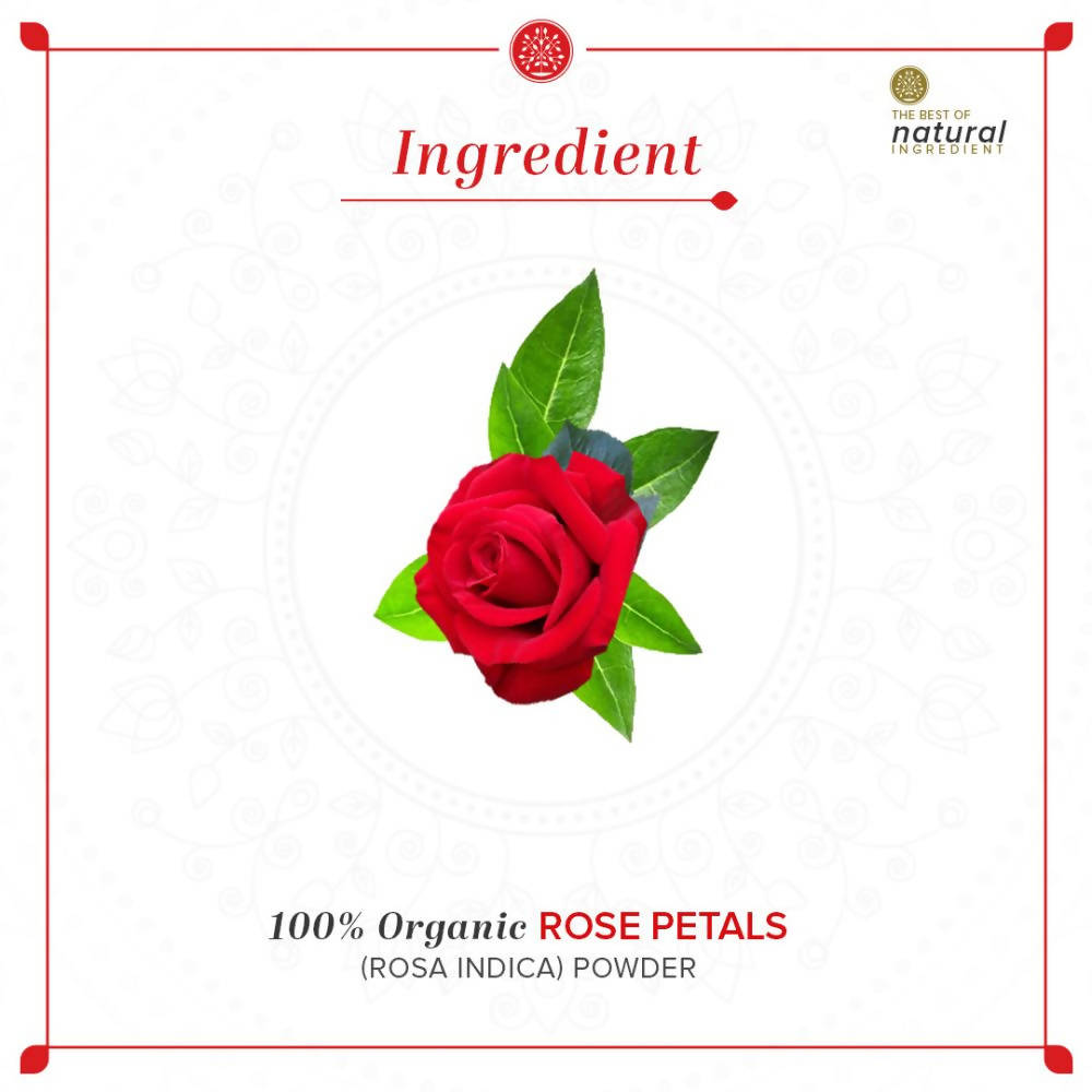 Khadi Natural Organic Rose Petals Powder | Grocsy