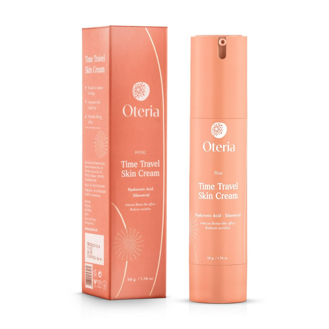 Oteria Luxury Time Travel Skin Cream For Glowing Skin & Anti-Aging Solutions & Moisturizer | Grocsy