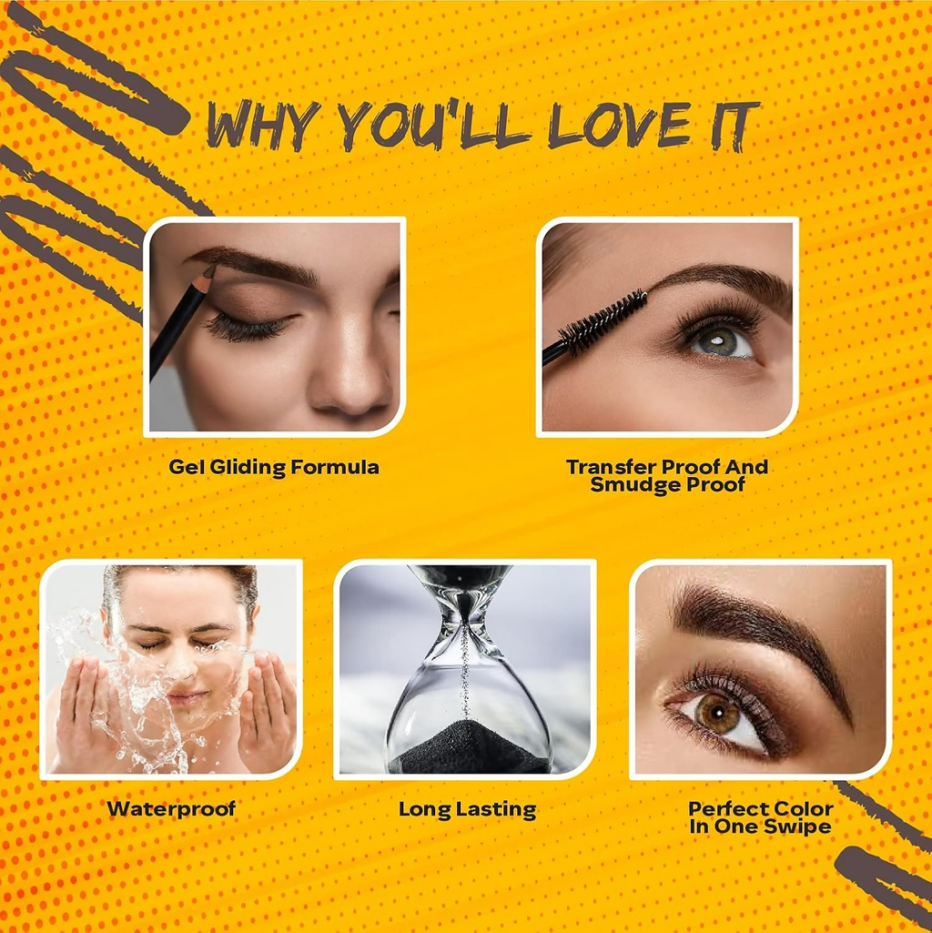 Faces Canada Ultime Pro Eyebrow Defining Pencil - Dark Brown 02 | Grocsy