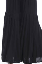 Mominos Fashion Cotton Black Palazzo For Girls | Grocsy