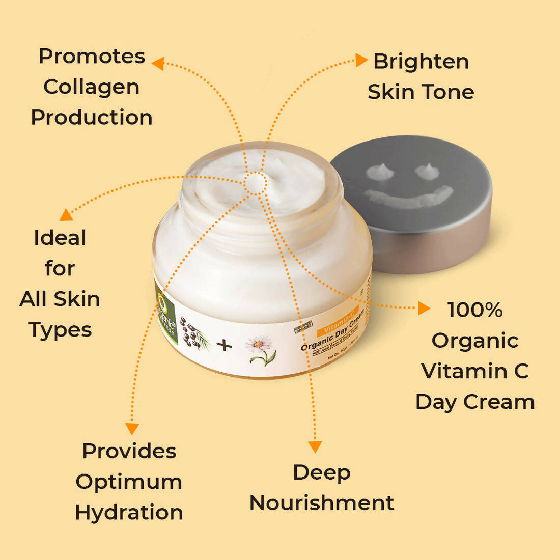 Organic Harvest Vitamin C Organic Day Cream | Grocsy