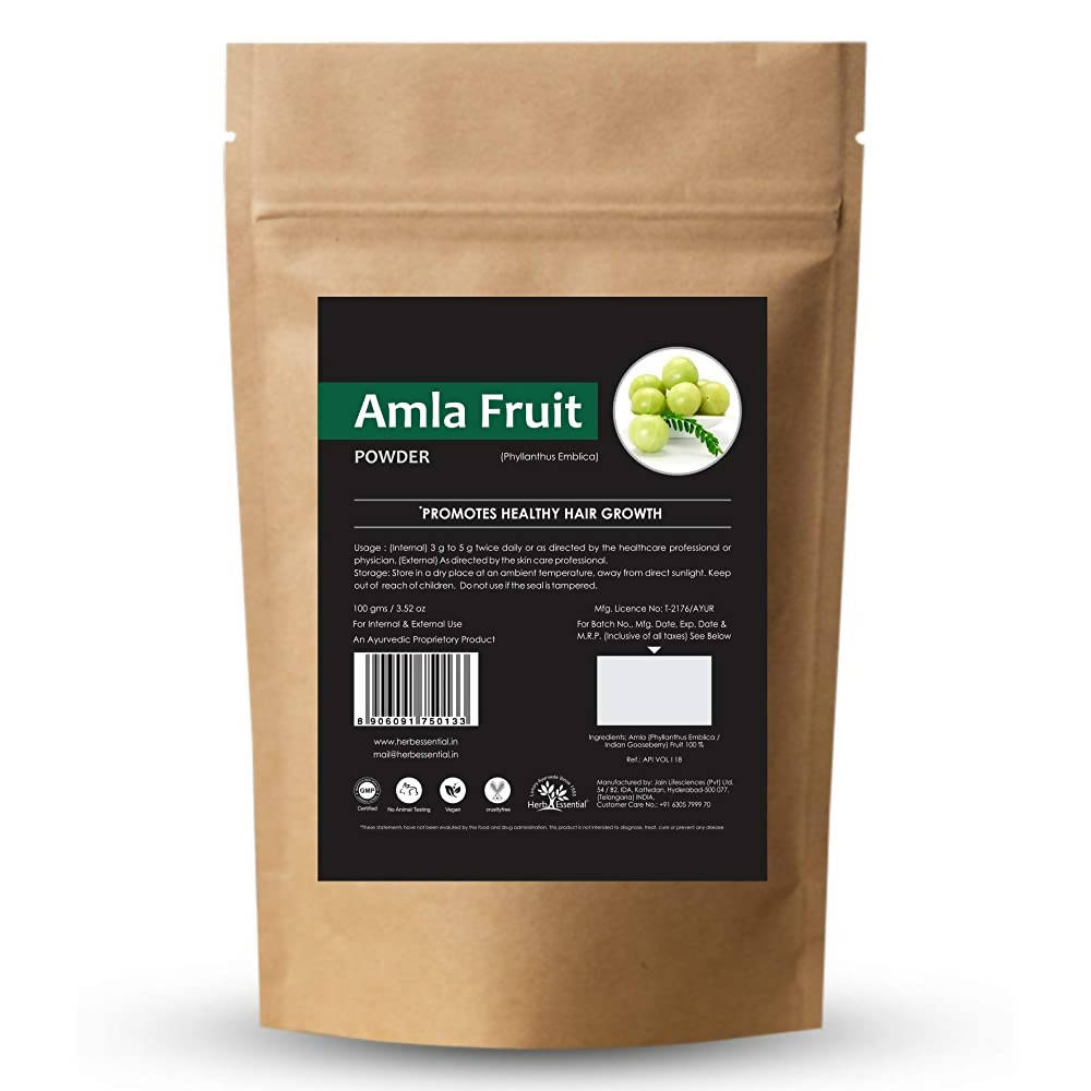 Herb Essential Amla Fruit Powder | Grocsy