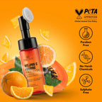 Botanic Hearth Brightening Vitamin C Foaming Face Wash with Papaya & Orange Extracts | Grocsy